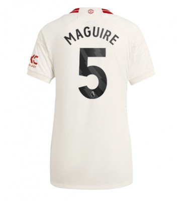 Manchester United Harry Maguire #5 Tercera Equipación Mujer 2023-24 Manga Corta